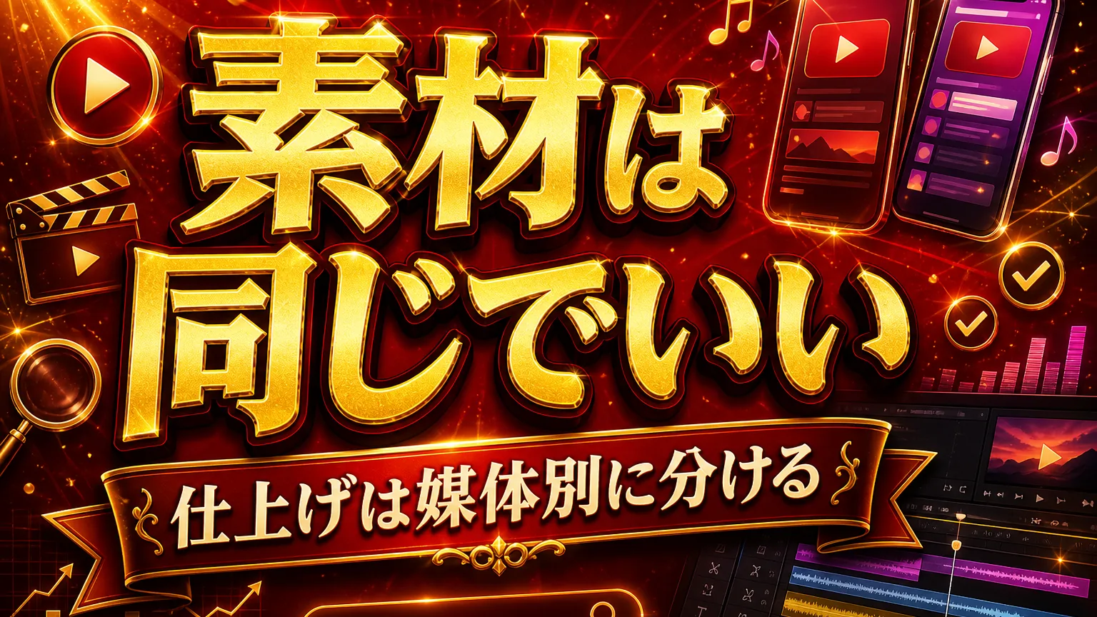 TikTok動画をYouTubeショートに使い回す注意点|安全な再編集手順のアイキャッチ