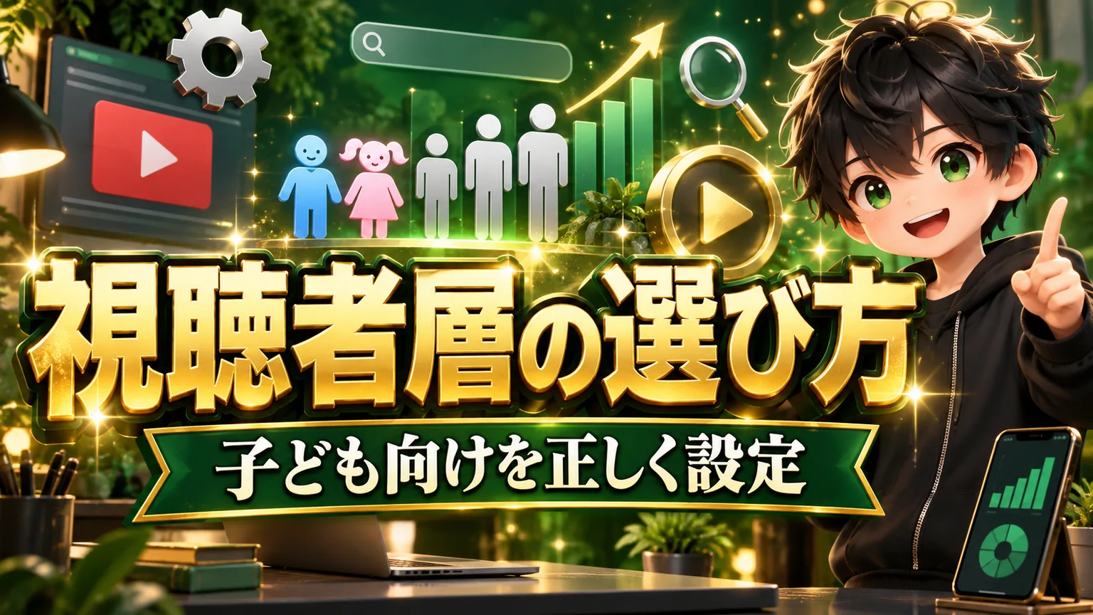 YouTube視聴者層を選択はどっち?子ども向けの判断と設定のアイキャッチ