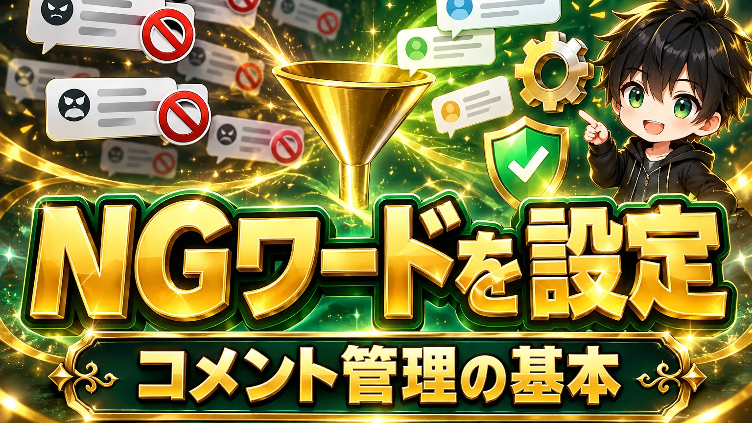 YouTube キーワード ブロックの設定方法|NGワード管理の基本のアイキャッチ