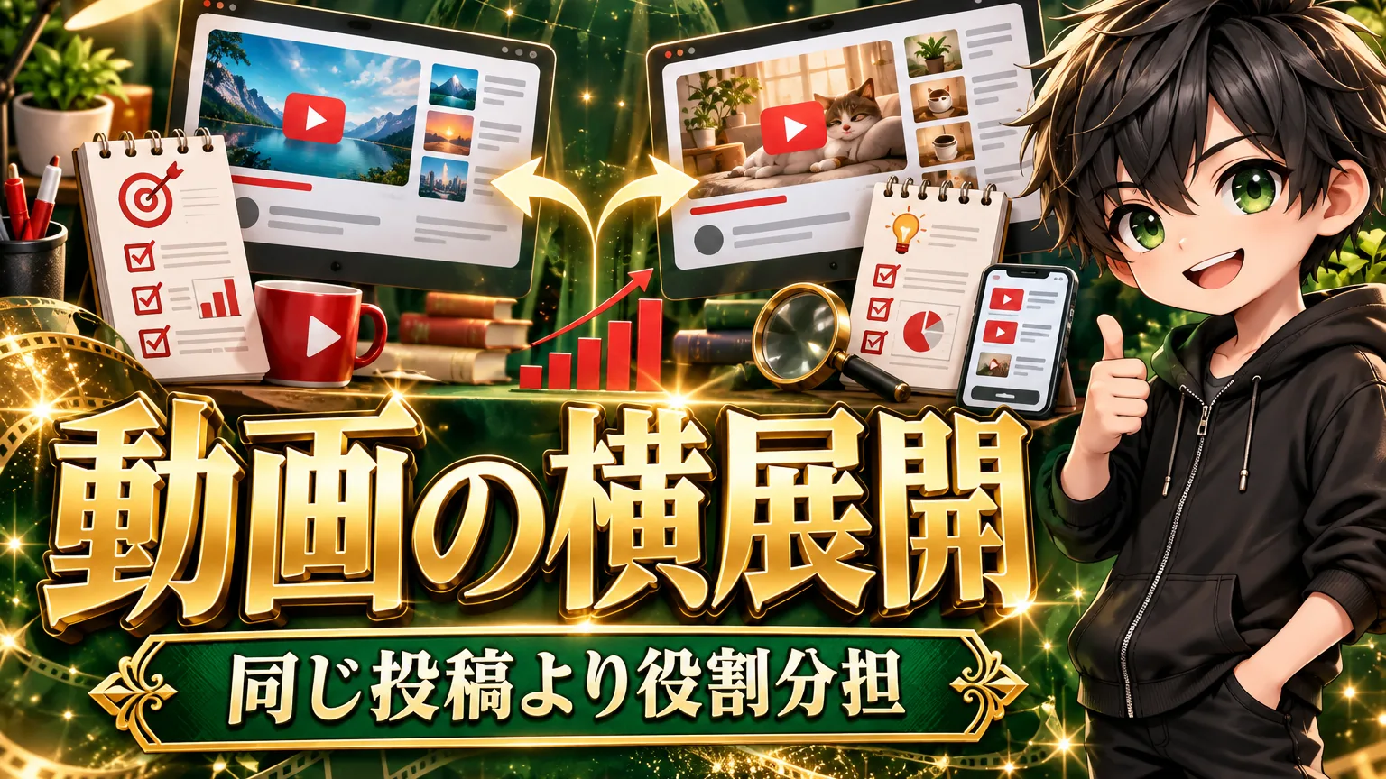 YouTube複数チャンネルの作り方|同じ動画は投稿していい?のアイキャッチ
