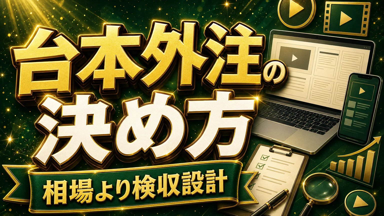 YouTube台本の外注方法と相場|失敗しない依頼文テンプレートのアイキャッチ