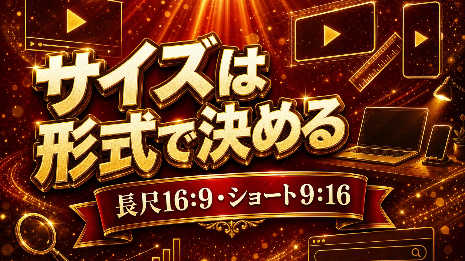 YouTubeサムネイルサイズ|通常・ショートの決め方のアイキャッチ