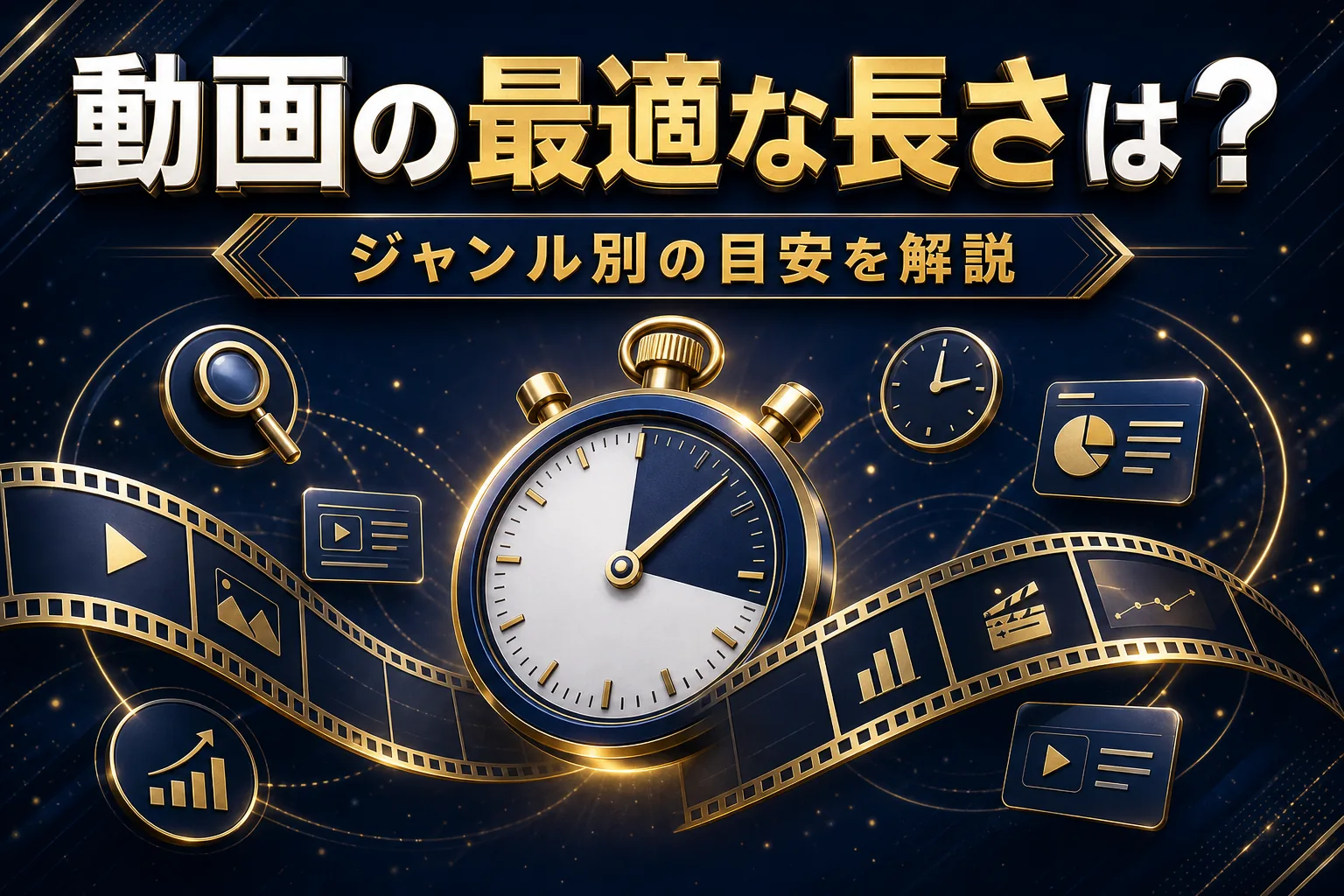 YouTube動画の最適な長さ|尺を決める分析手順のアイキャッチ